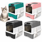 Caixa de Areia Fechada Antiodor com UV Sanitizante e Filtro Carvão para Gato SmartClean
