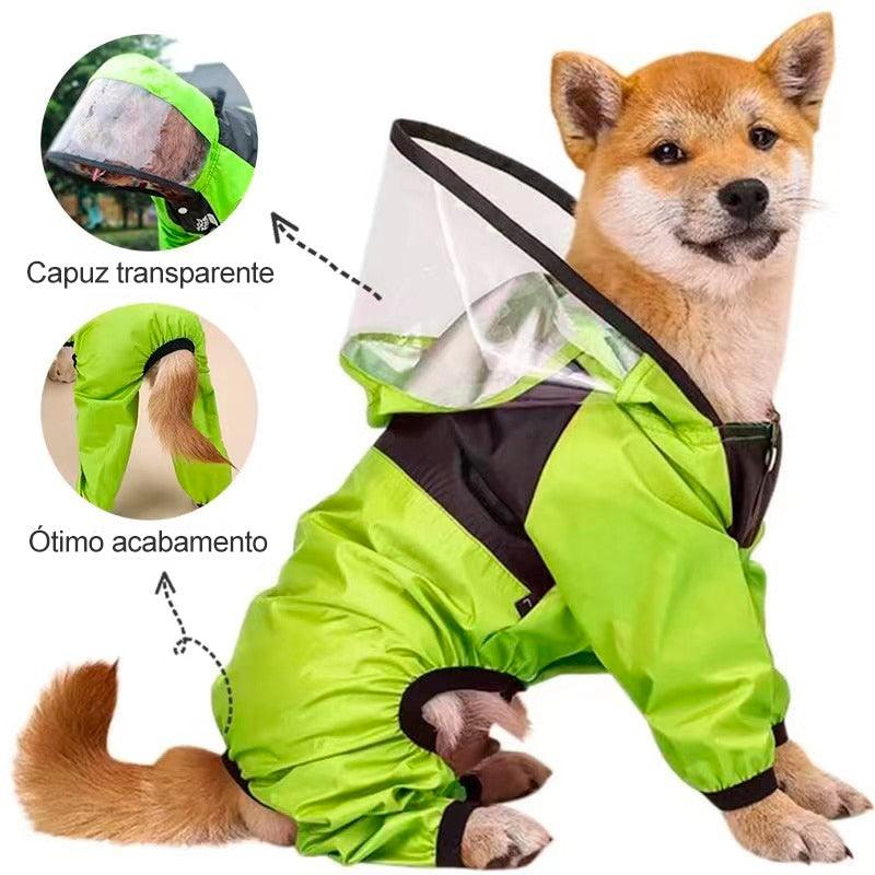 Capa de chuva Impermeável para Cachorros - TheDogFace™