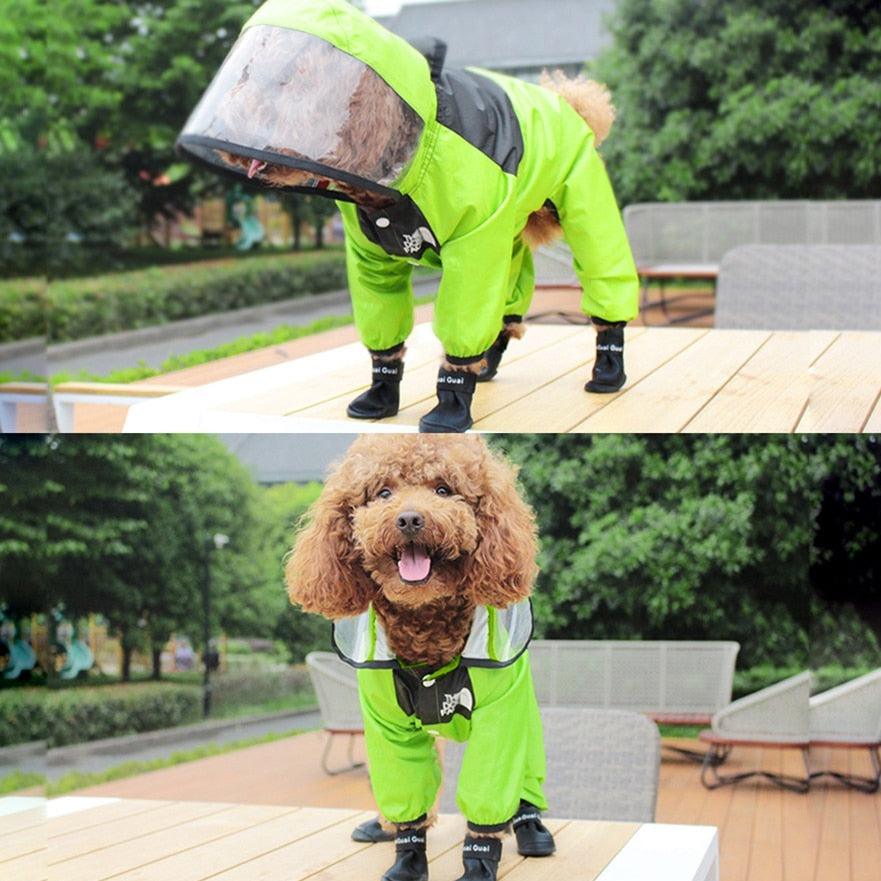 Capa de chuva Impermeável para Cachorros - TheDogFace™