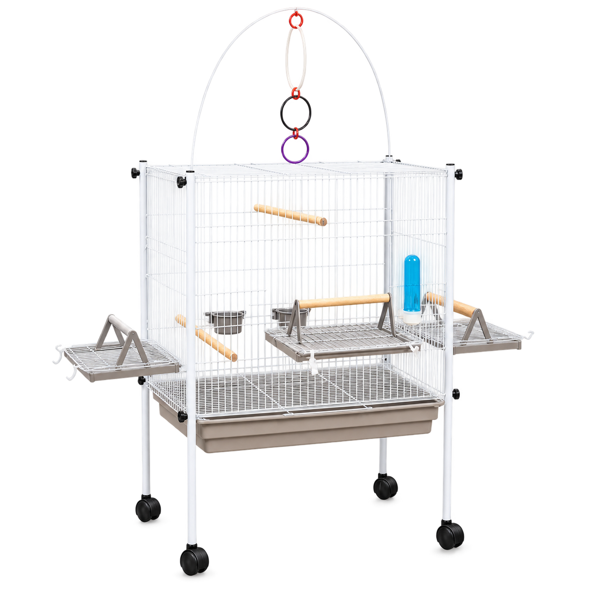 Viveiro Completo para Calopsitas e Pássaros com Play Ground e Acessórios