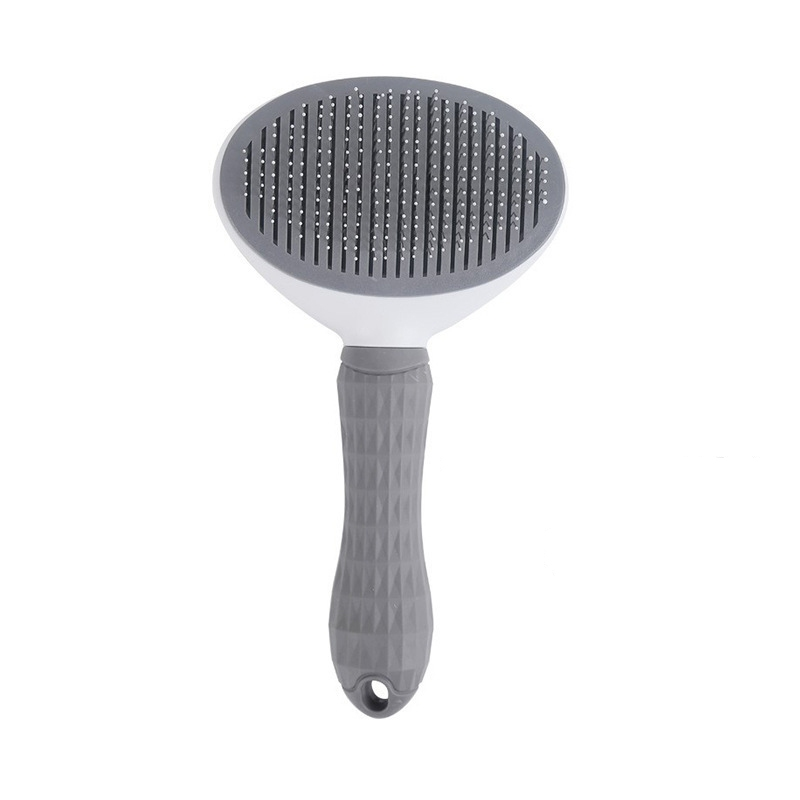 Escova Pente Pet em Plástico e Metal Petzen™ | Remove Pelos com Conforto