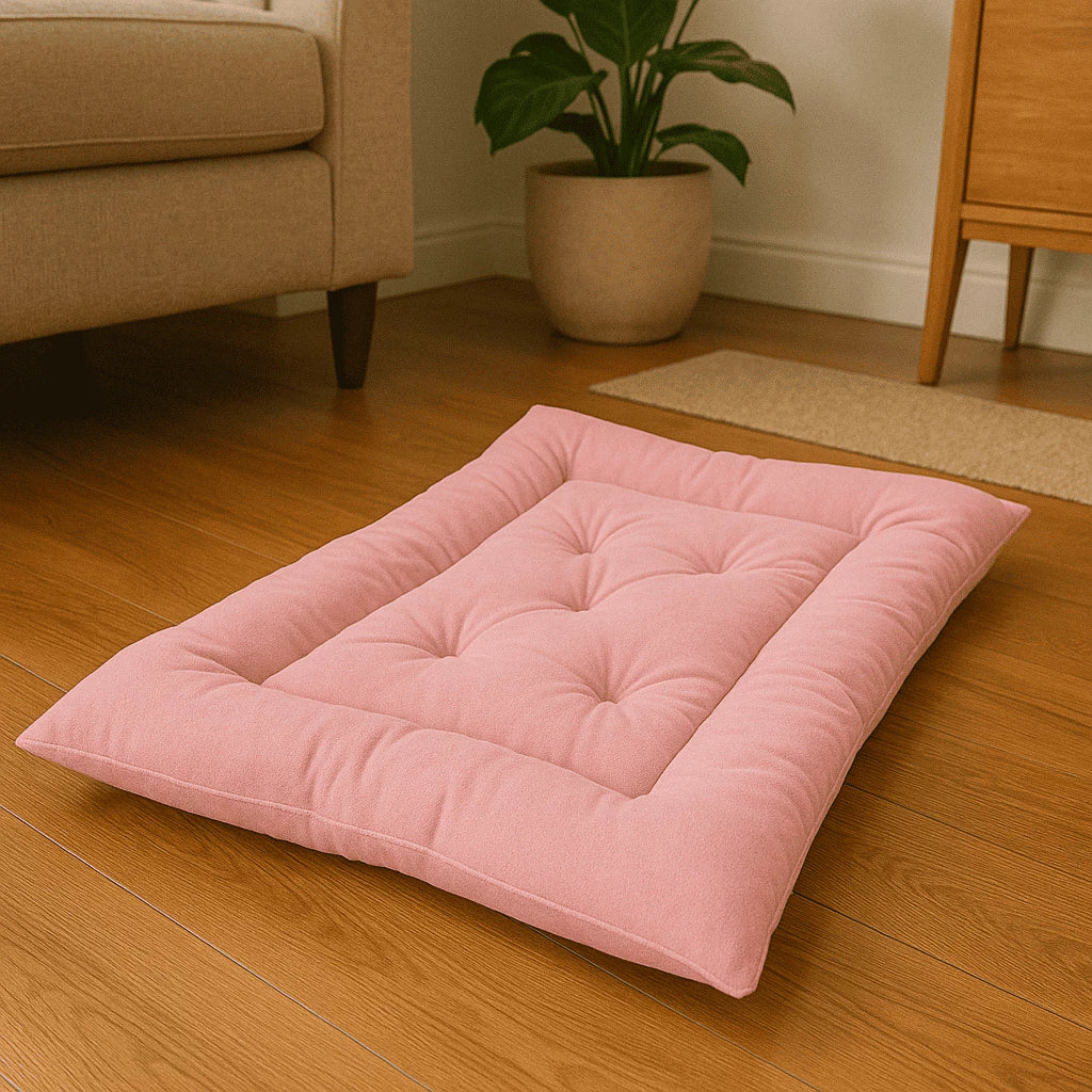 Colchão Pet Luxo com Capitonê  – Conforto Macio e Sofisticação em Várias Cores