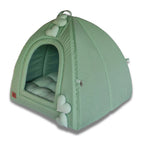 Cama Toquinha Pet Iglu Luxo com Almofada Removível para Cães e Gatos – CozyIglu™
