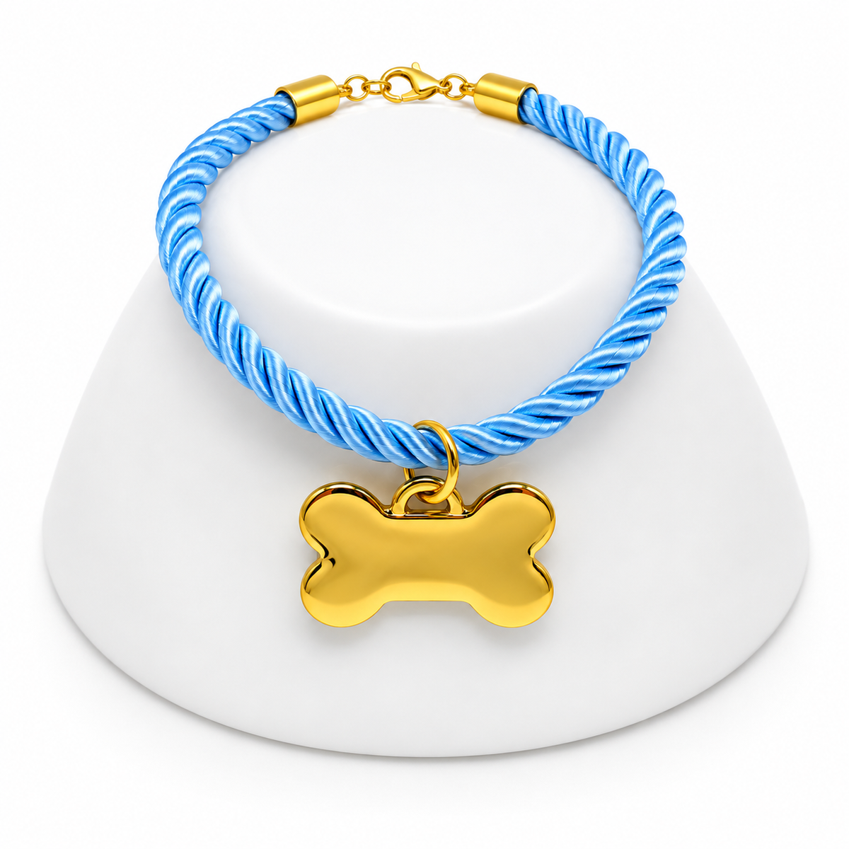 Coleira Personalizada com Plaquinha de Identificação para Cães e Gatos