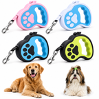 Guia Retrátil para Cachorro 3-5m com Trava de Segurança – Linha Premium para Passeios