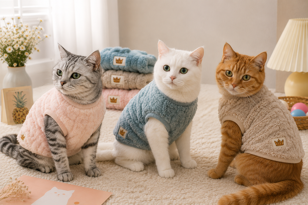 Suéter de Lã Fashion - SoftMeow para Gatos - imagem 4