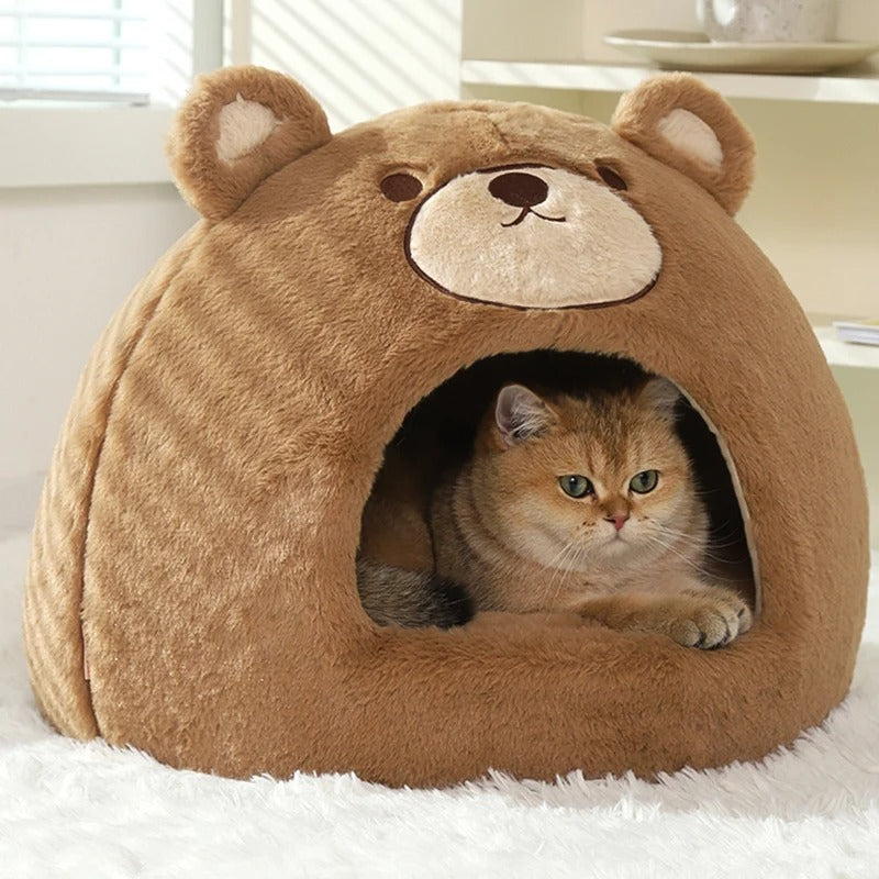 Cama Toca Ursinho para Pets Pequenos