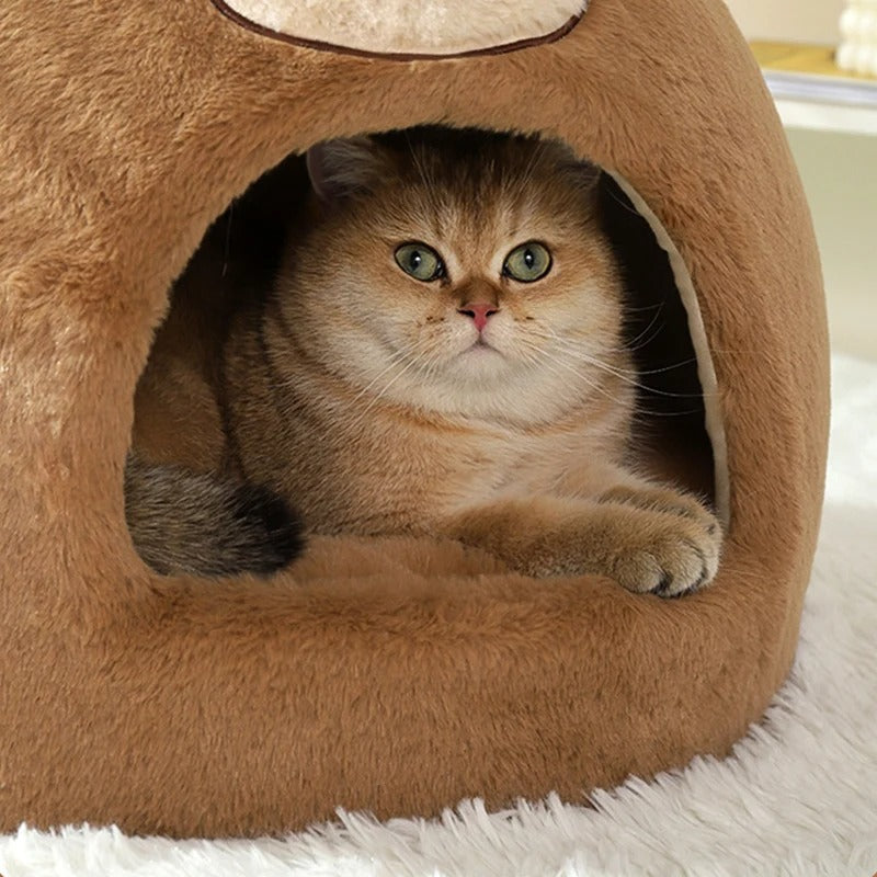 Cama Toca Ursinho para Pets Pequenos