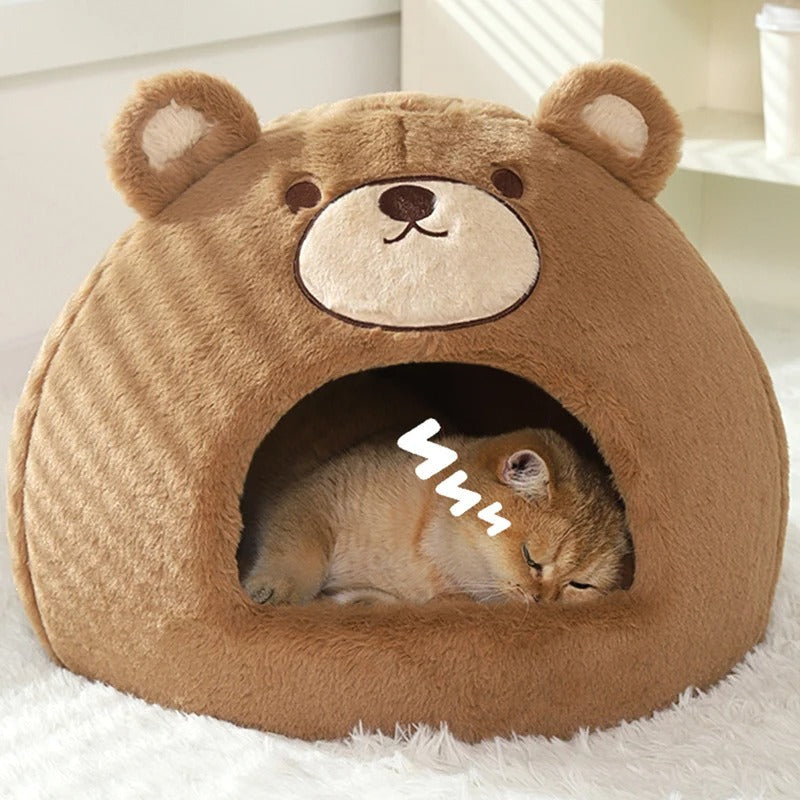 Cama Toca Ursinho para Pets Pequenos
