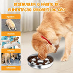 Comedouro Lento 2 em 1 para Cães – Alimentação Segura e Saudável