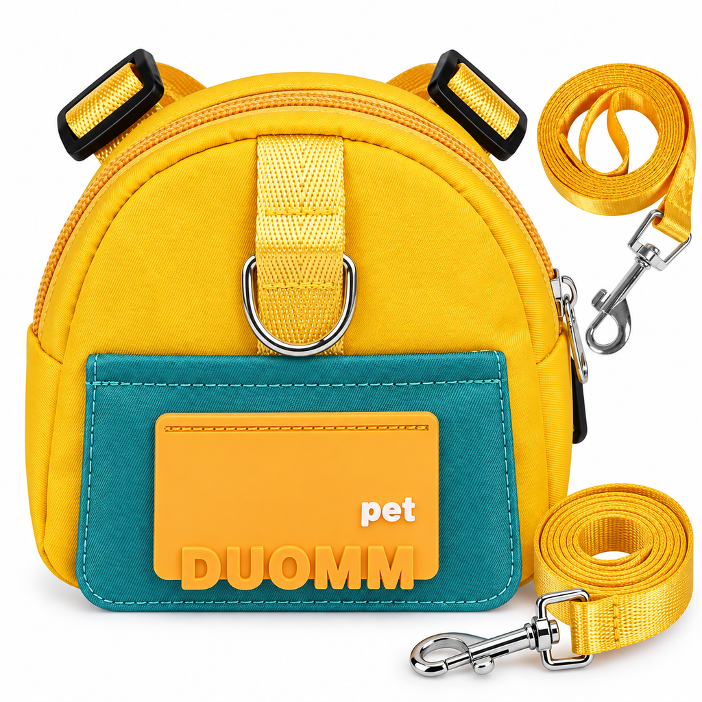 Mochila Pet com Peitoral e Guia Para Animais - Conforto e Praticidade para Passeios