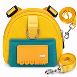 Mochila Pet com Peitoral e Guia Para Animais - Conforto e Praticidade para Passeios