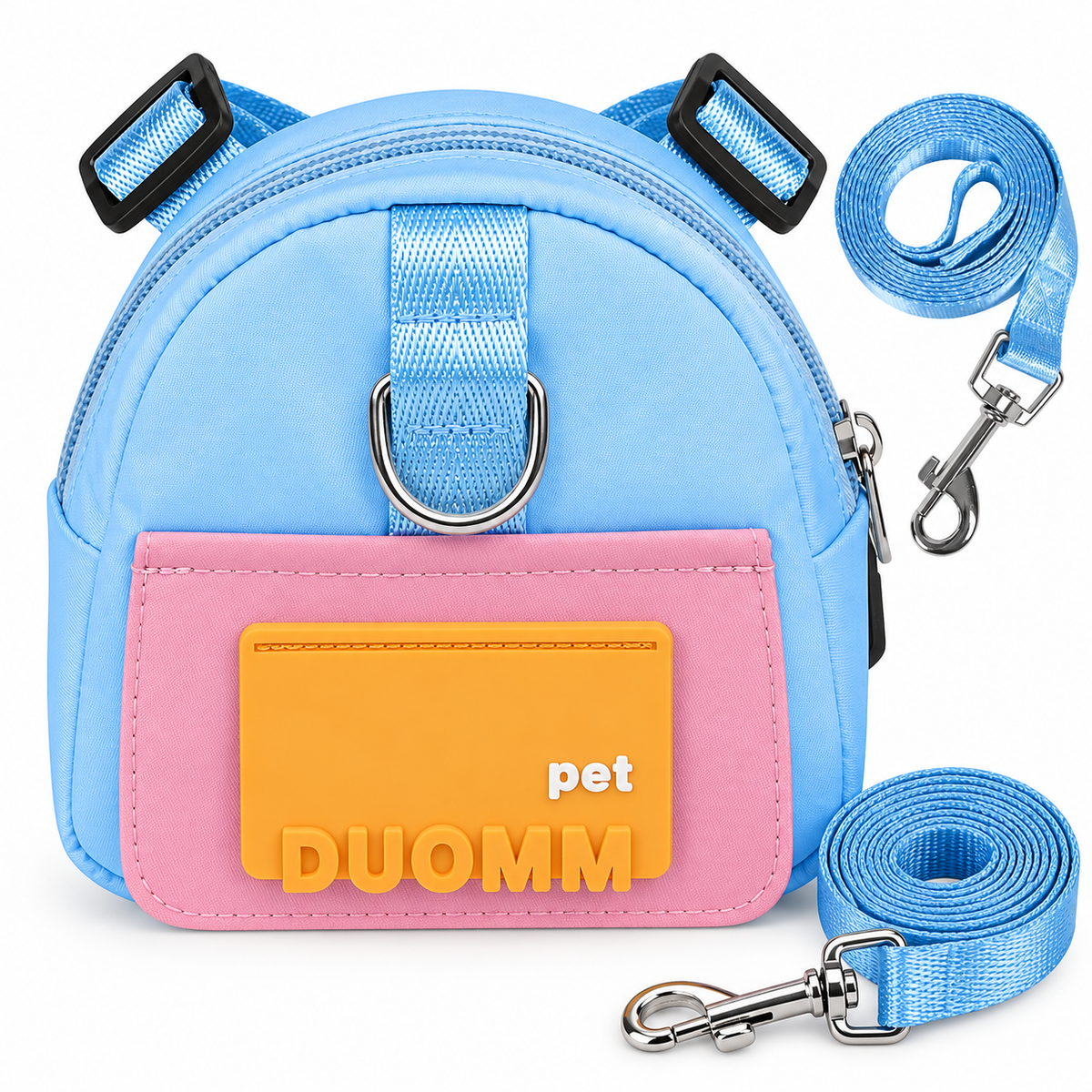 Mochila Pet com Peitoral e Guia Para Animais - Conforto e Praticidade para Passeios