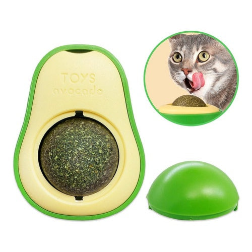 Brinquedo Interativo de Abacate com Catnip - Toys ™ para Gatos