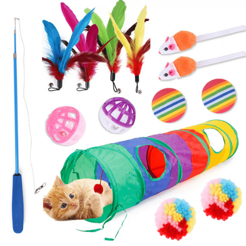 Kit Túnel Interativo para Gatos – FunPlay - imagem 1